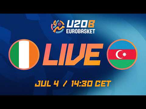 LIVE - Ireland v Azerbaijan | FIBA U20 Women's EuroBasket 2026 Division B | Group Phase