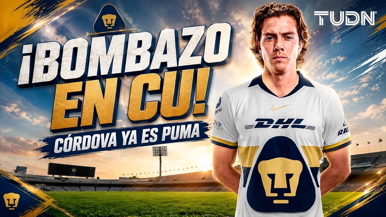 ¡OFICIAL! 😳 Sebastián Córdova es nuevo refuerzo de Pumas 🐾🔥 | TUDN