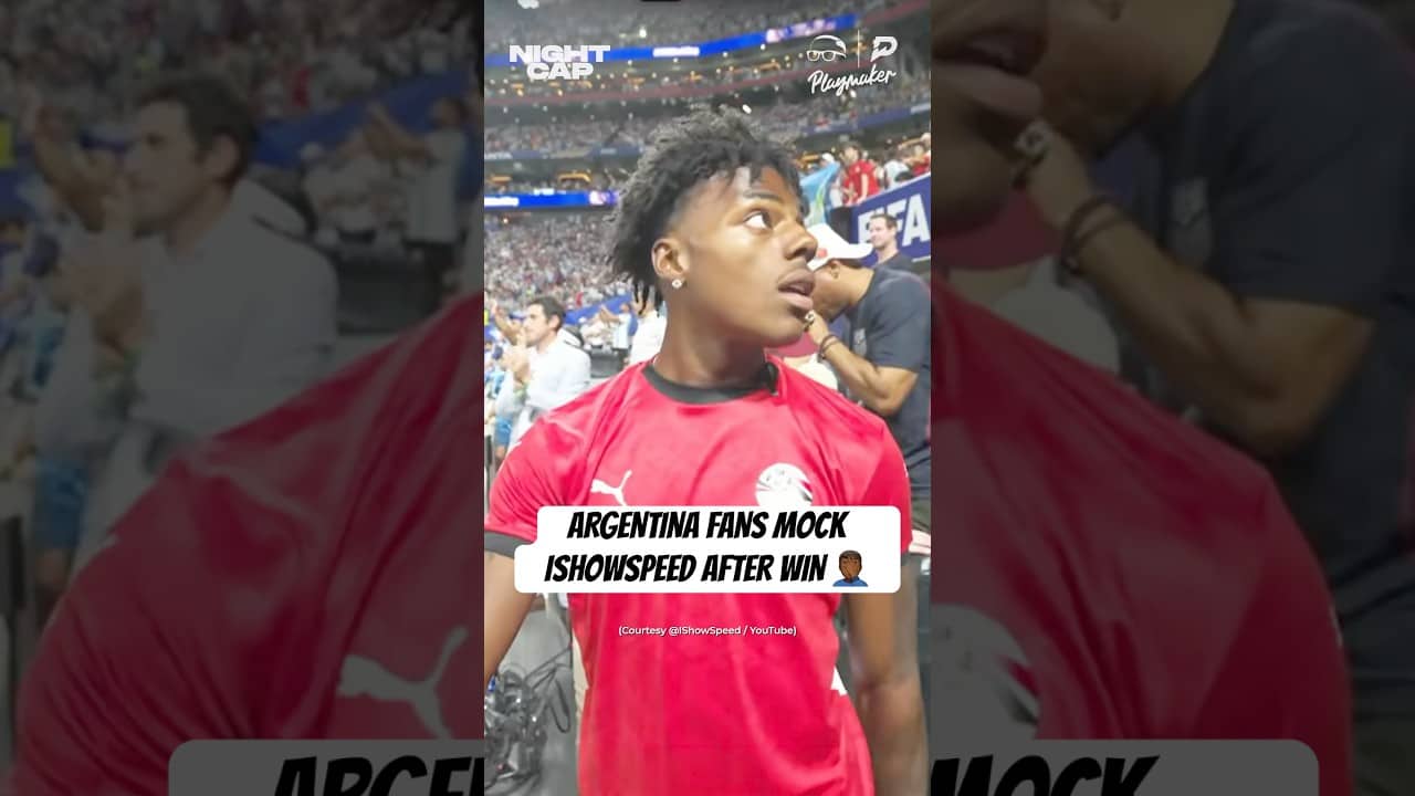 #Argentina fans doubled down as they were seen yelling racial slurs at #iShowSpeed 🤦🏾‍♂️ #Nightcap