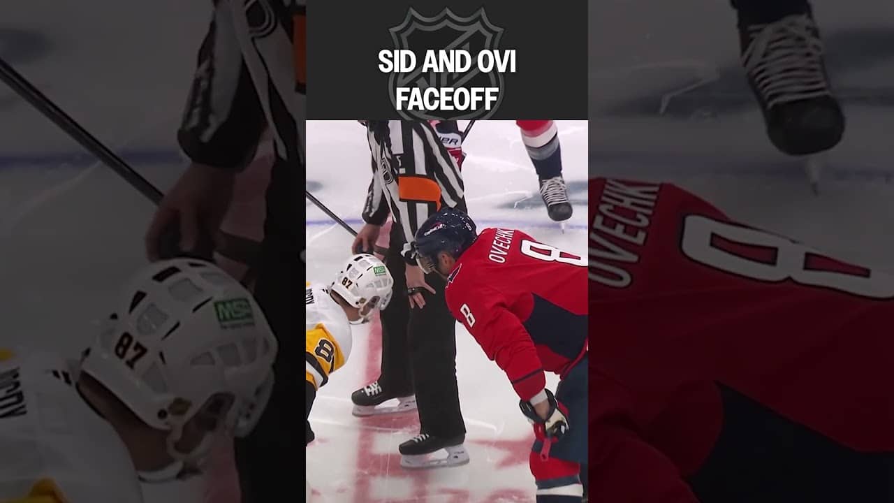 Crosby and Ovechkin open the game!