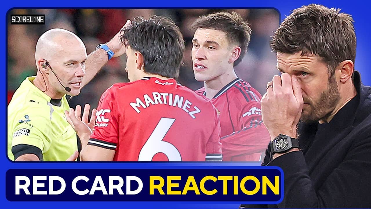 How much did Lisandro Martínez's red card impact Man Utd vs. Leeds?