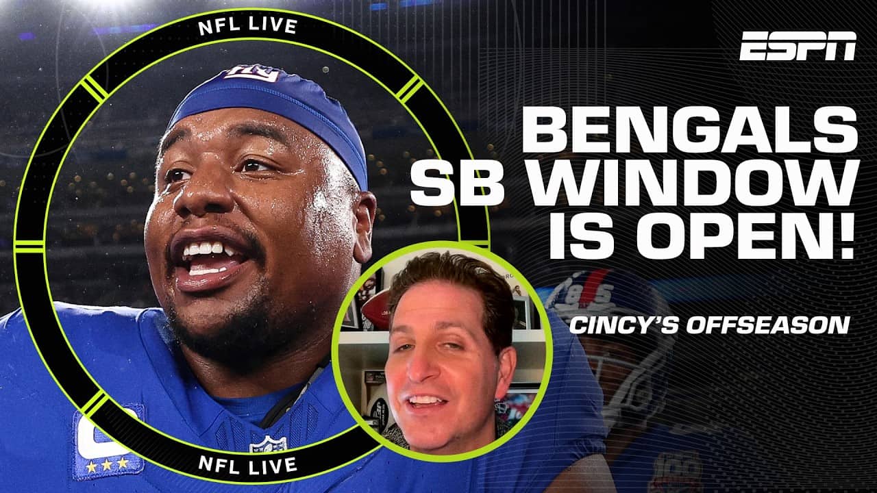 Peter Schrager thinks the Bengals see a ‘WINDOW’ after new defensive additions 😤 | NFL Live