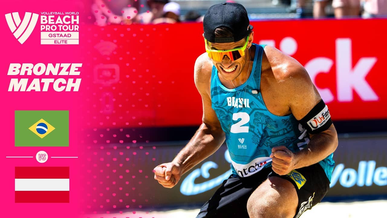 Bronze Match - Evandro/Arthur Lanci vs. Waller/Pristauz | Highlights | Gstaad 2026 #BeachProTour