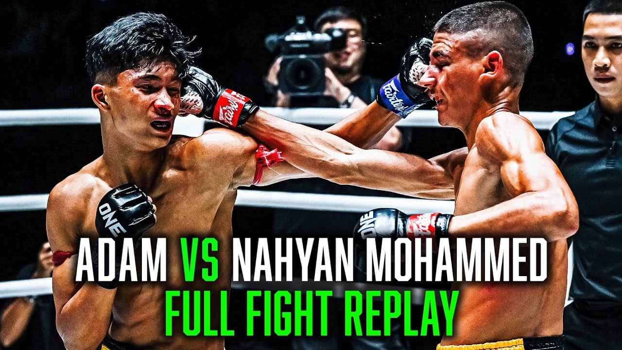 RAZOR CLOSE ⚔️ Adam vs. Nahyan Mohammed 1 | Muay Thai Full Fight