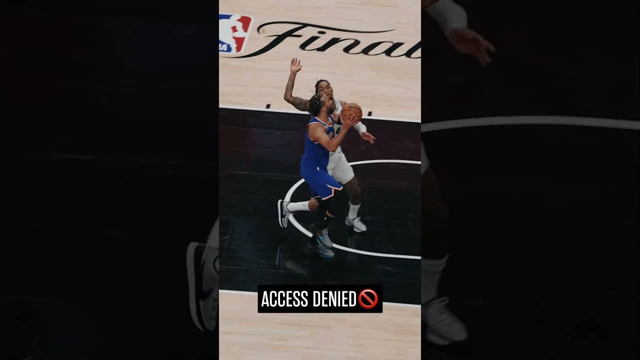 DEV SAID NOT IN OUR HOUSE‼️ #DevinVassell #Spurs #NBAFinals #Block