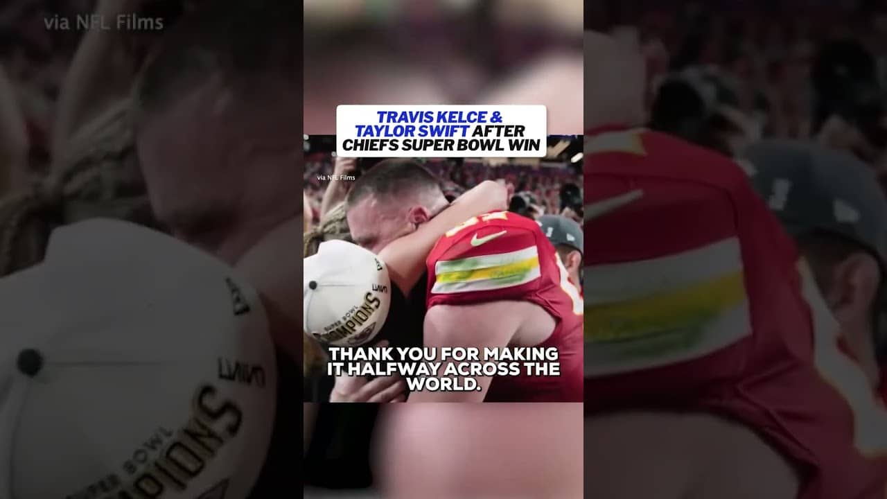 A moment Travis Kelce and Taylor Swift will never forget 🥹 #nfl  #traviskelce  #taylorswift