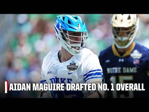 2026 PLL Draft: Utah Archers select Duke's Aidan Maguire with first overall pick 🔥