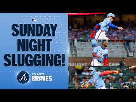 Braves SHINE on Sunday Night Baseball with 13 RUNS and 19 HITS! 🤩 (Most hits by a team in 2026!)