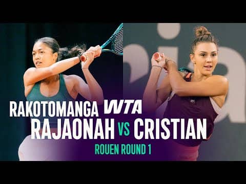 Tiantsoa Rakotomanga Rajaonah vs. Jaqueline Cristian | 2026 Rouen Round 1 | WTA Match Highlights