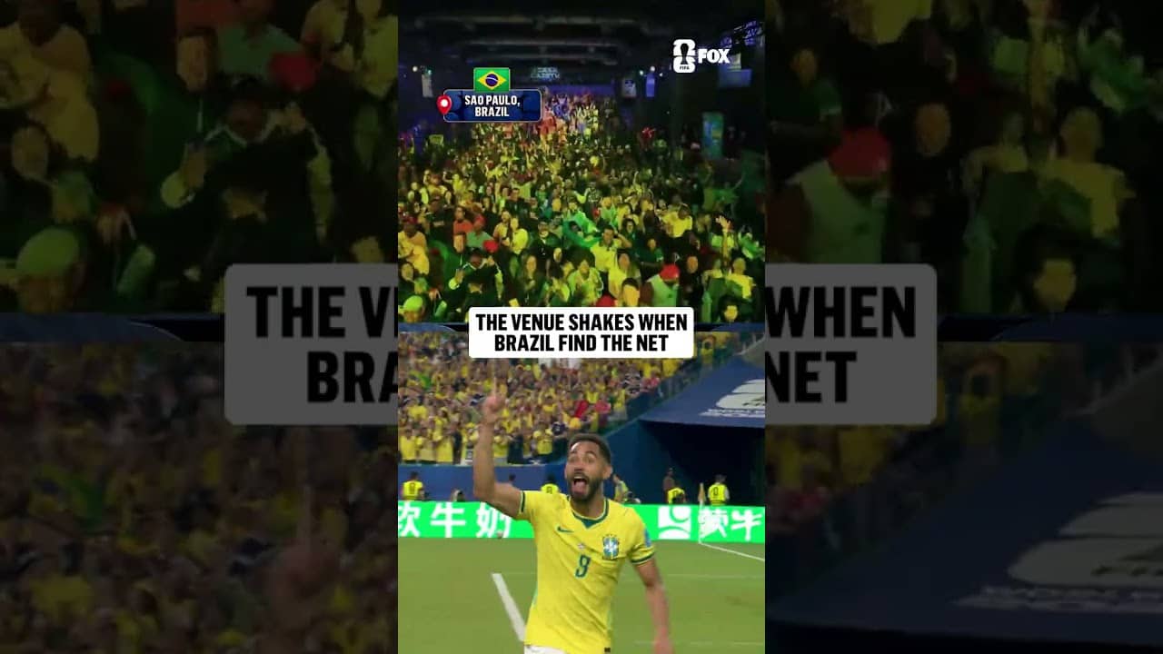 Absolute scenes in São Paulo after Brazil's goal
