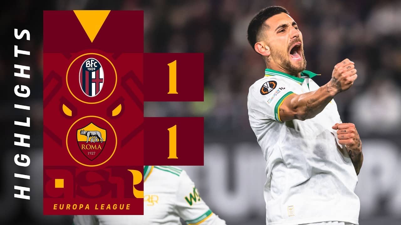 BOLOGNA 1-1 ROMA | EUROPA LEAGUE HIGHLIGHTS 2025-26