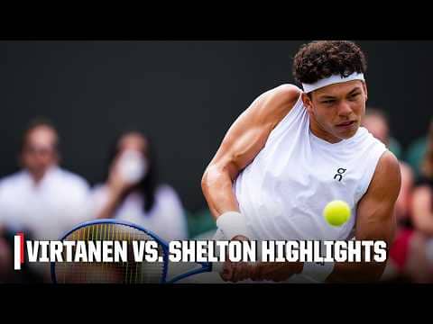Otto Virtanen vs. Ben Shelton | Full Highlights | 2026 Wimbledon