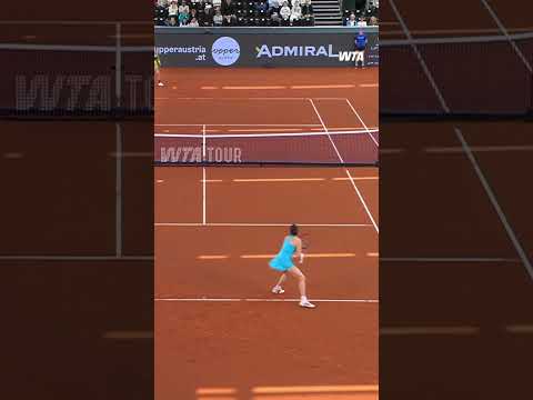 Not fooling Dayana Yastremska here 😤 #wta #tennis #linz #hotshot