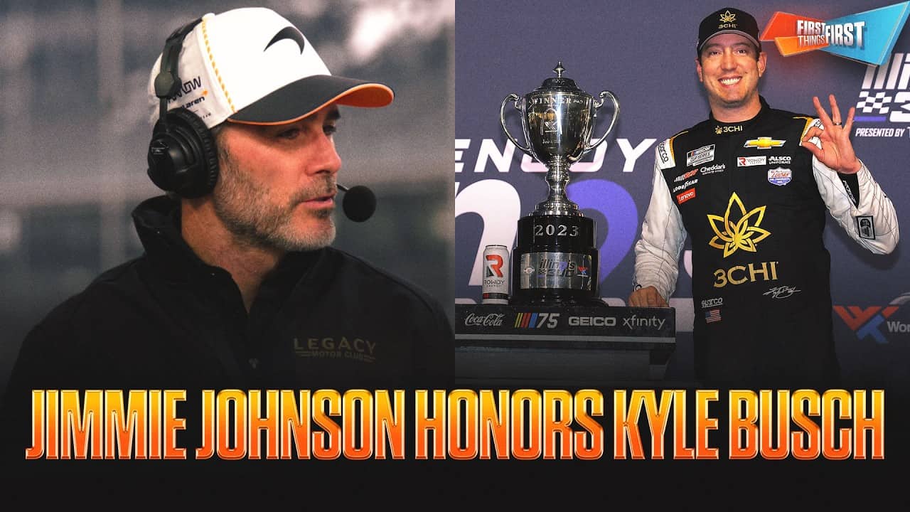 Jimmie Johnson honors NASCAR icon Kyle Busch, his legacy, greatest memory on and off the track | FTF