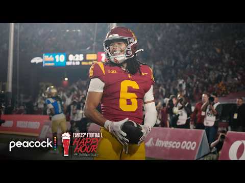Comparing Omar Cooper Jr., Makai Lemon as fantasy options | Fantasy Football Happy Hour | NFL on NBC