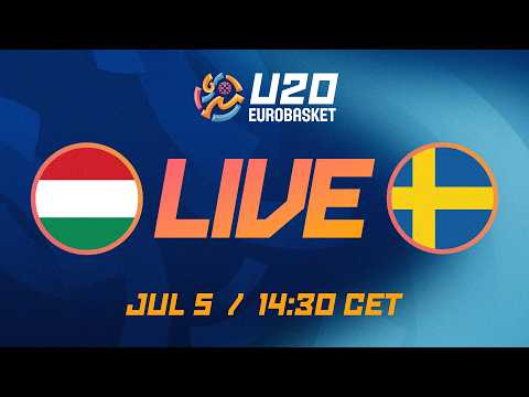 LIVE - Hungary v Sweden | FIBA U20 Women's EuroBasket 2026 | Group Phase