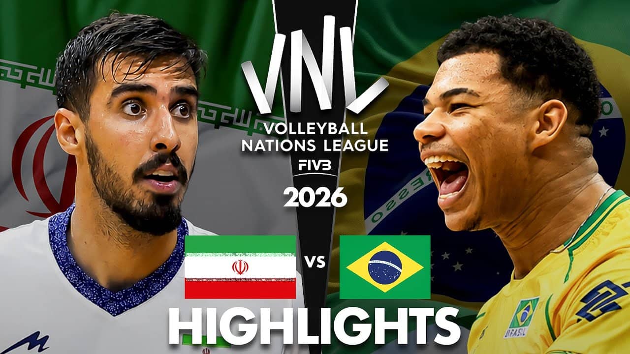 Brazil 🇧🇷 vs Iran 🇮🇷 | Highlights | Men's VNL 2026