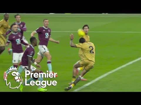 Daniel Munoz's header puts Crystal Palace in front of Burnley | Premier League | NBC Sports