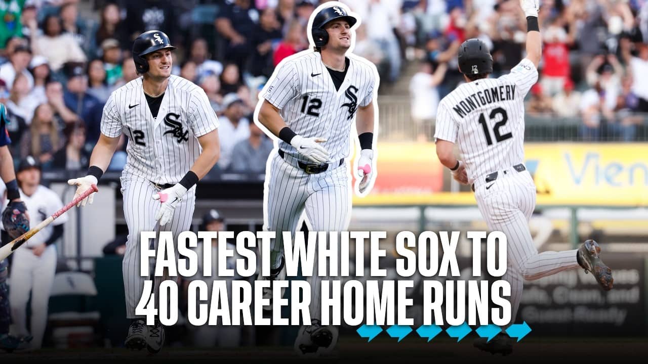 FASTEST TO 40! Colson Montgomery Fastest White Sox to 40 Career Home Runs | MLB