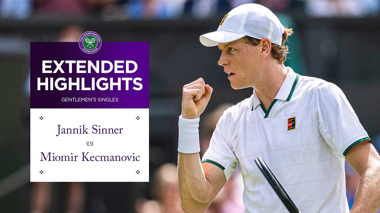 Sinner holds on! | Jannik Sinner vs Miomir Kecmanovic | Extended Highlights | Wimbledon 2026
