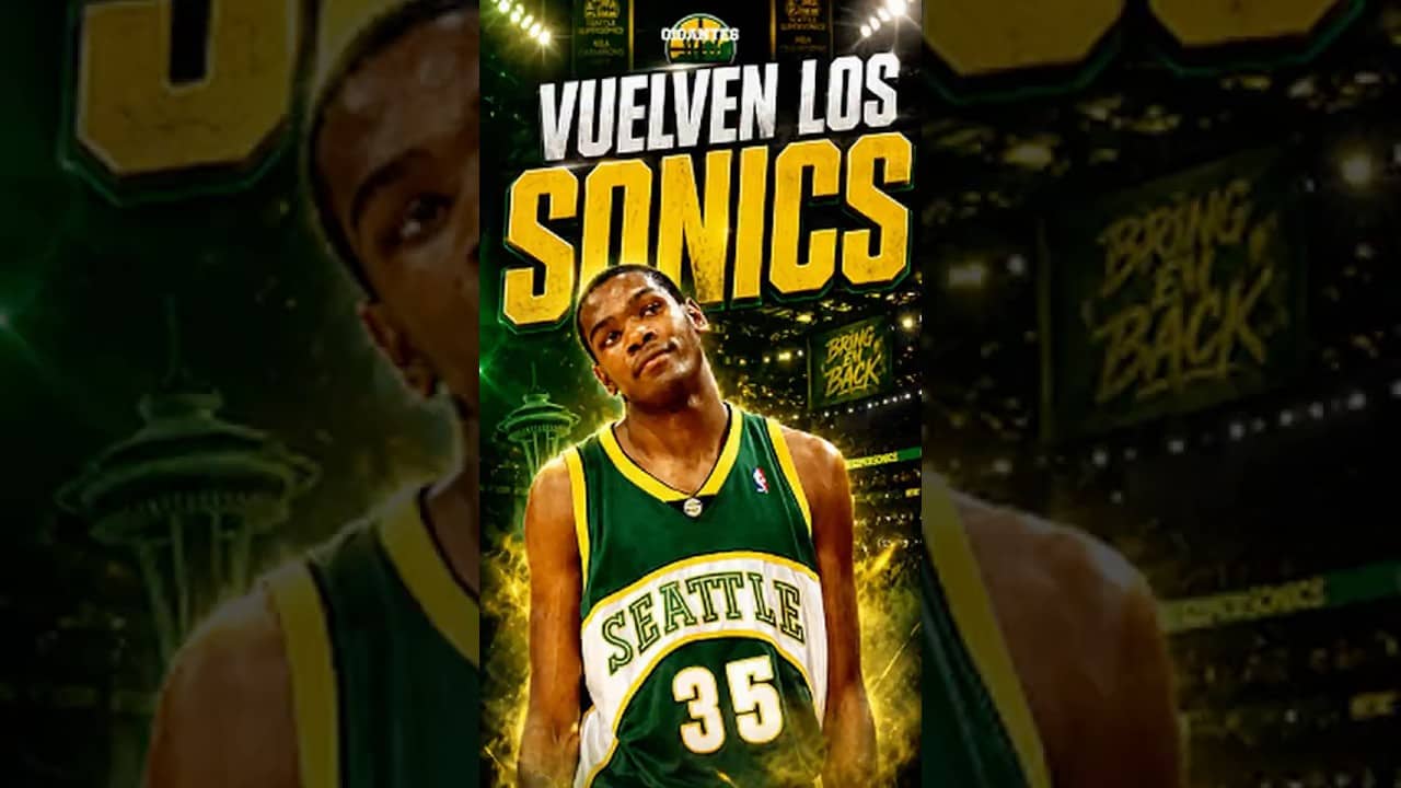 LOS SEATTLE SUPERSONICS VAN A VOLVER #nba #seattlesupersonics #seattle