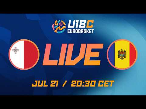 LIVE - Malta v Moldova | FIBA U18 EuroBasket 2026 Division C | Group Phase