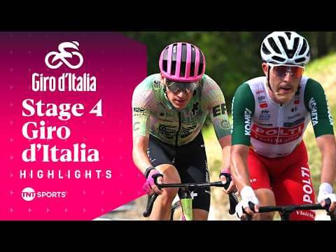 MOVISTAR CRANK UP THE PACE 🔥 | 2026 Men's Giro d'Italia Stage 4 Race Highlights | TNT Sports Cycling