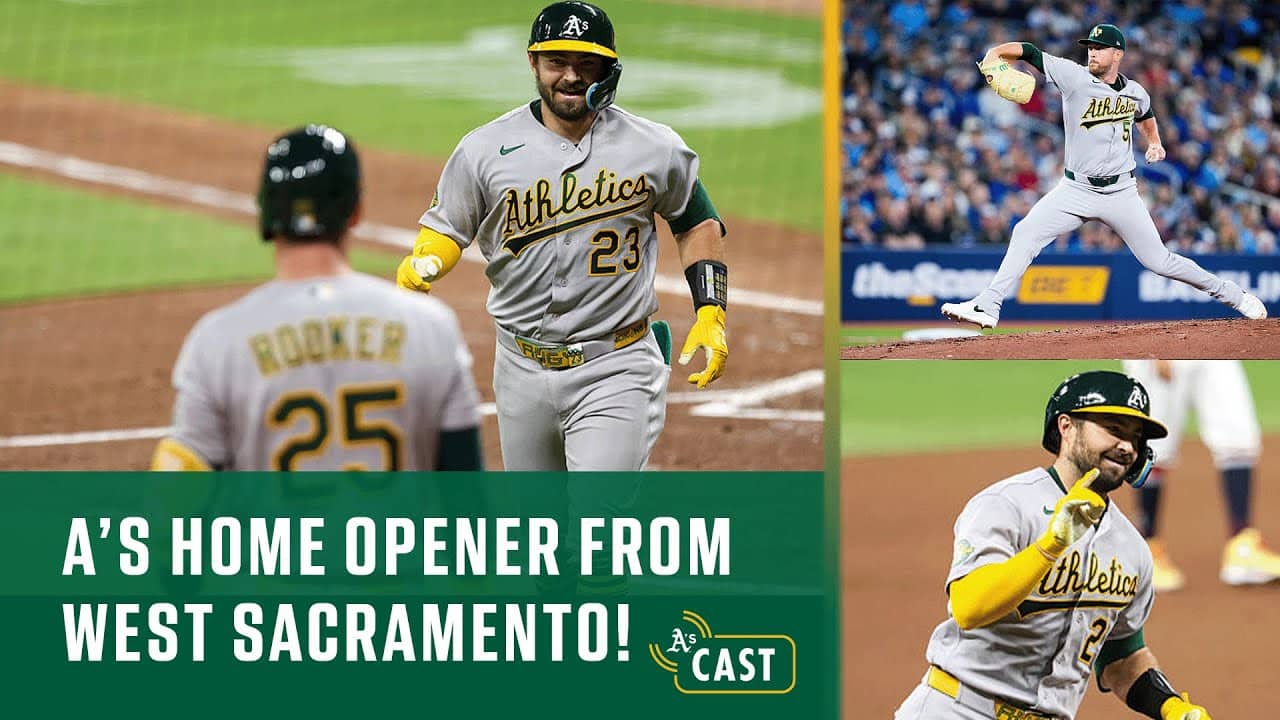A's Home Opener from West Sac A's Cast Live | Tyler Soderstrom, Mark Kotsay & David Forst join!