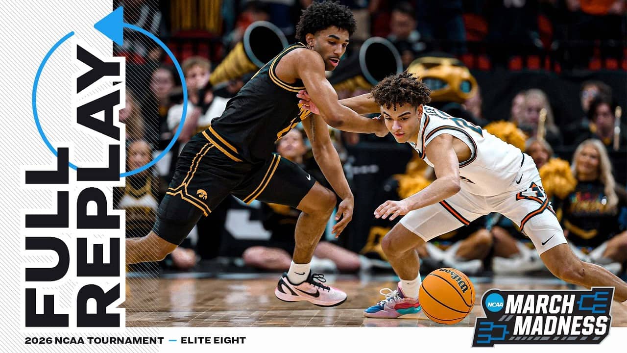 Illinois vs. Iowa: 2026 NCAA men's Elite Eight | FULL REPLAY