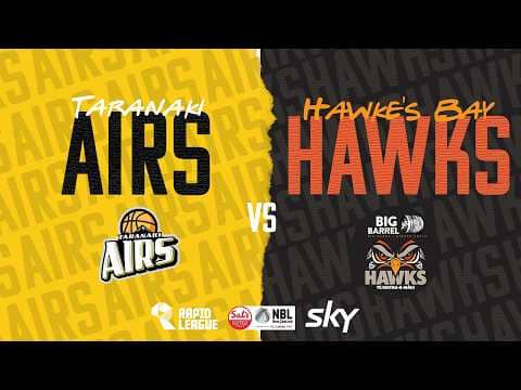 LIVE - Taranaki Airs v Hawkes Bay Hawks | @SalsNBL 2026