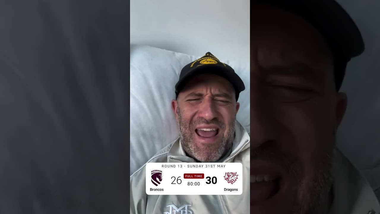 Gout levels at an all high in Brisbane #nrl #rugbyleague #dragons #broncos