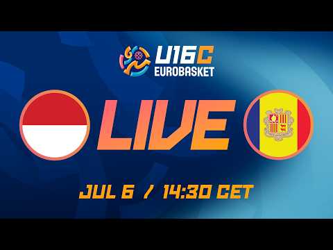 LIVE - Monaco v Andorra | FIBA U16 EuroBasket 2026 Division C | Group Phase