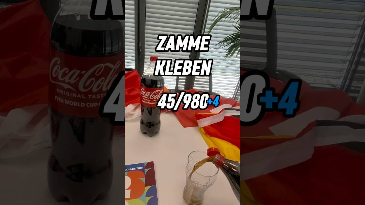 Wie viel Cola habt Ihr für die Sticker getrunken? 😋 #Hoffenheim #Panini #FIFAWorldCup #CocaCola