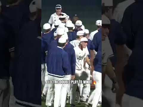 Georgia Tech takes the series opener over FSU 4-3, ending this amazing double play 😱 #baseball