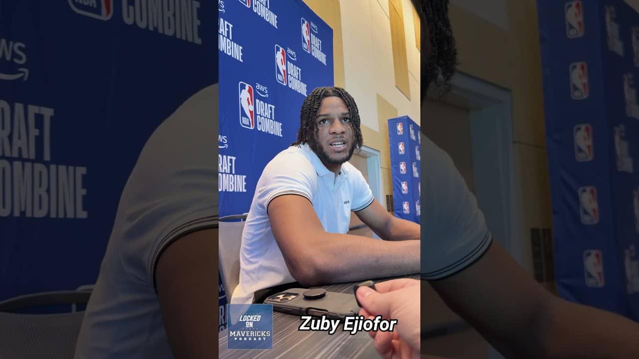 Zuby Ejiofor 2026 NBA Draft Combine Interview | Dallas Mavericks Draft Target?