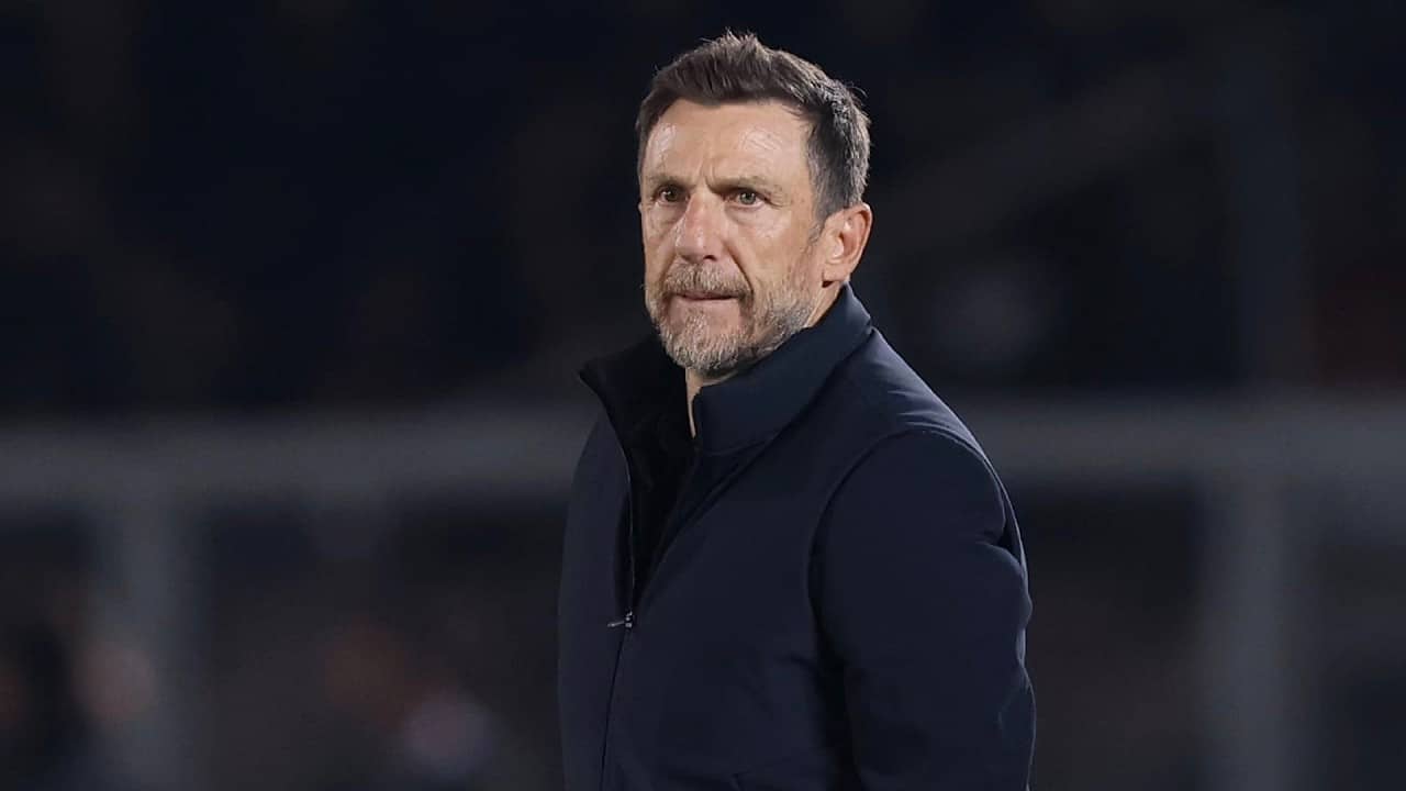 Mister Di Francesco presenta Sassuolo-Lecce