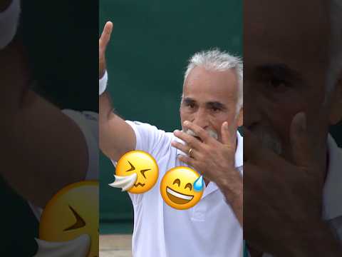 Mansour Bahrami’s PERFECT return technique 👀😅