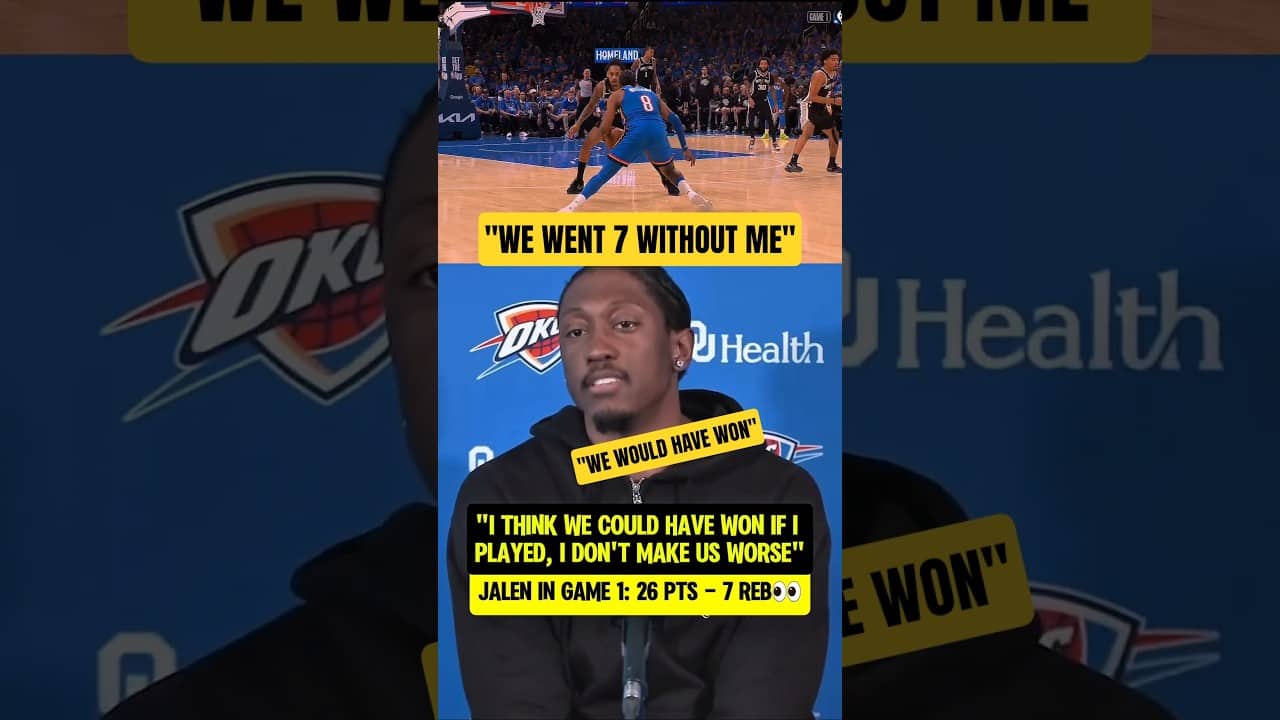 Would OKC have won if J-Dub was healthy?🤔
