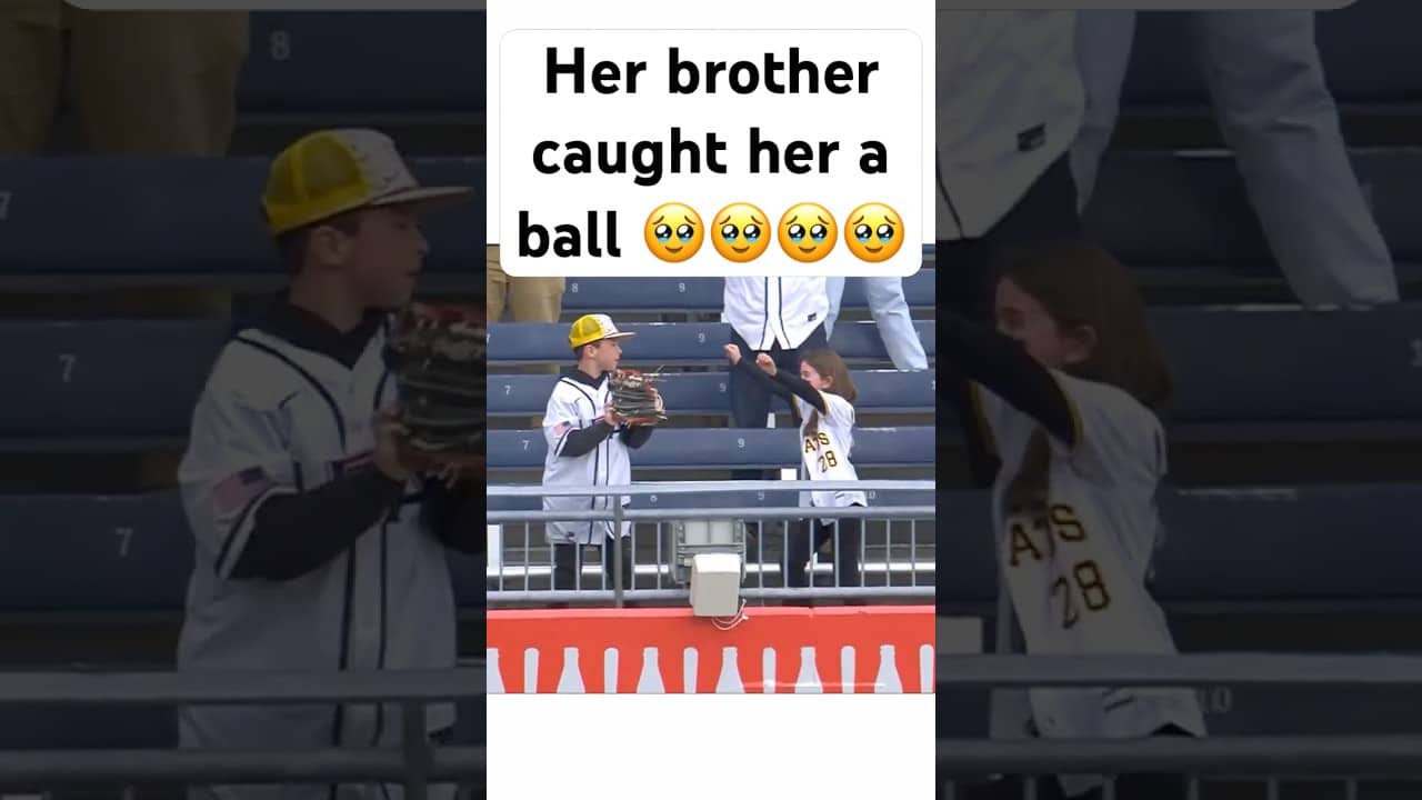 brother caught it 🥹