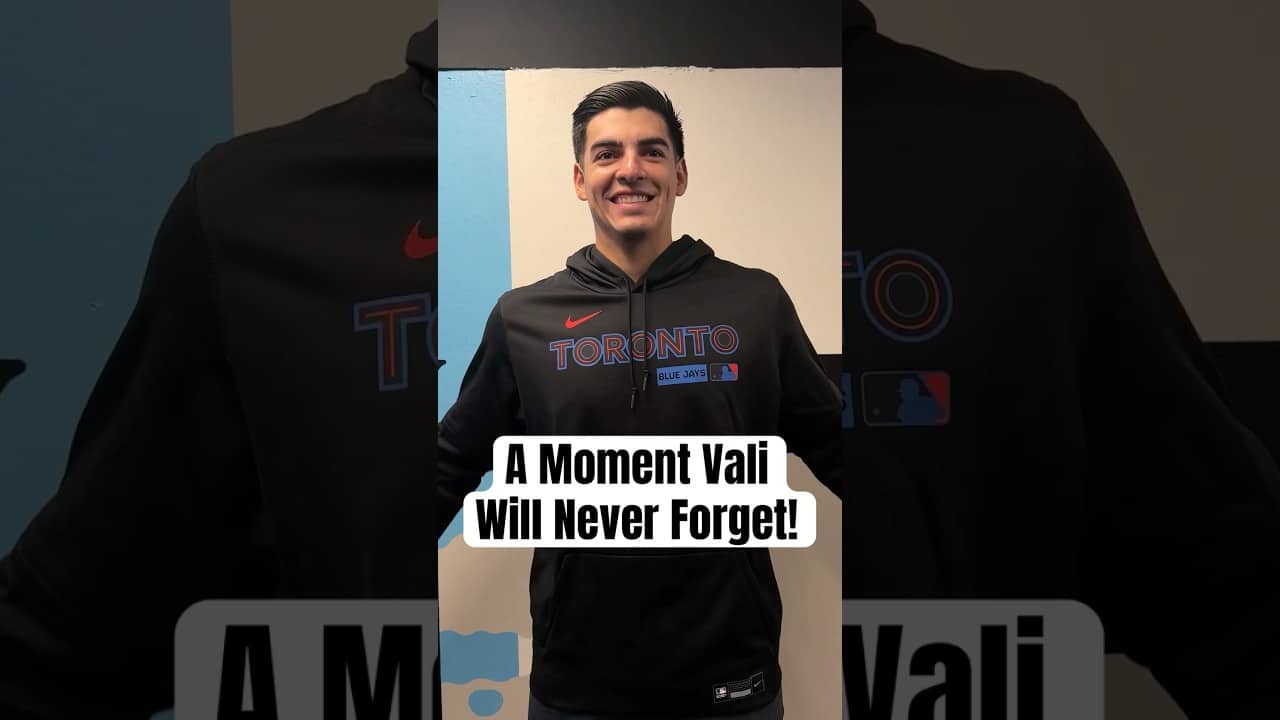 A special moment for Brandon Valenzuela 👏 #MLB #BlueJays