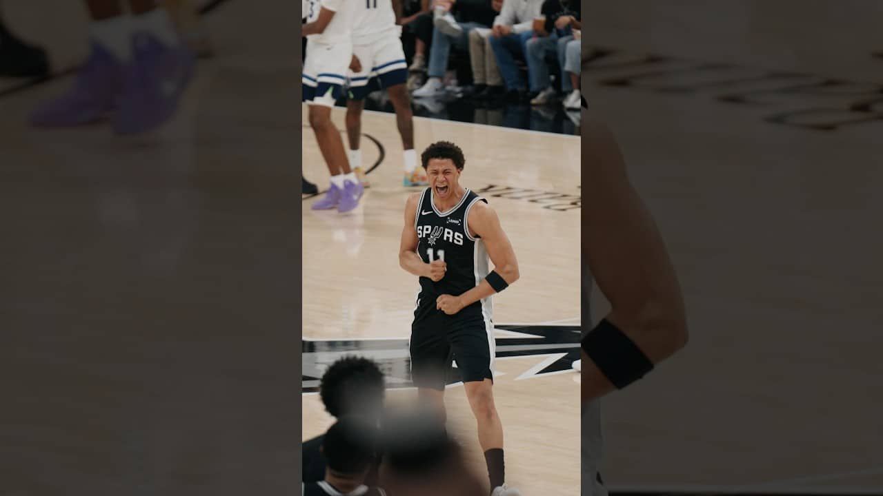CB IS LOCKED IN 🫡 #CarterBryant #Spurs #NBA