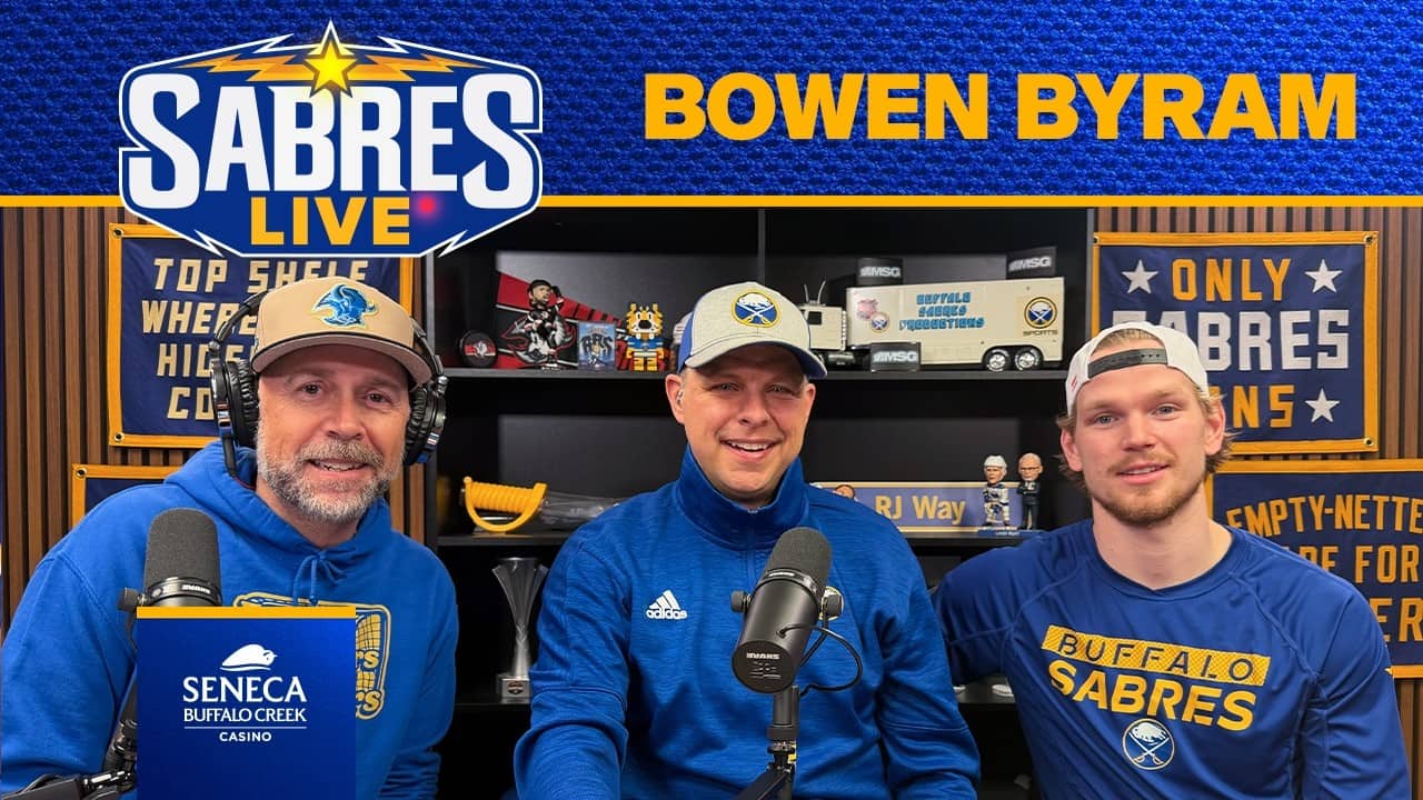 “I Think We’re All Fired Up” | Bowen Byram Talks Playoffs And Zach Benson | Buffalo Sabres
