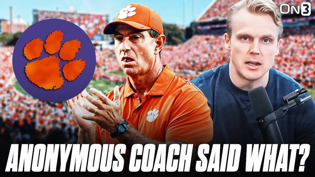 Anonymous CFB Coach Said WHAT About Clemson Tigers Football & Dabo Swinney?