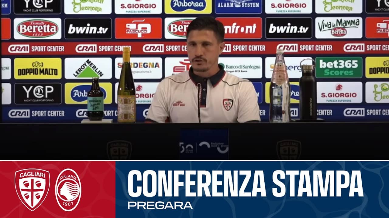 SERIE A ENILIVE |  MISTER PISACANE IN CONFERENZA STAMPA | CAGLIARI - ATALANTA