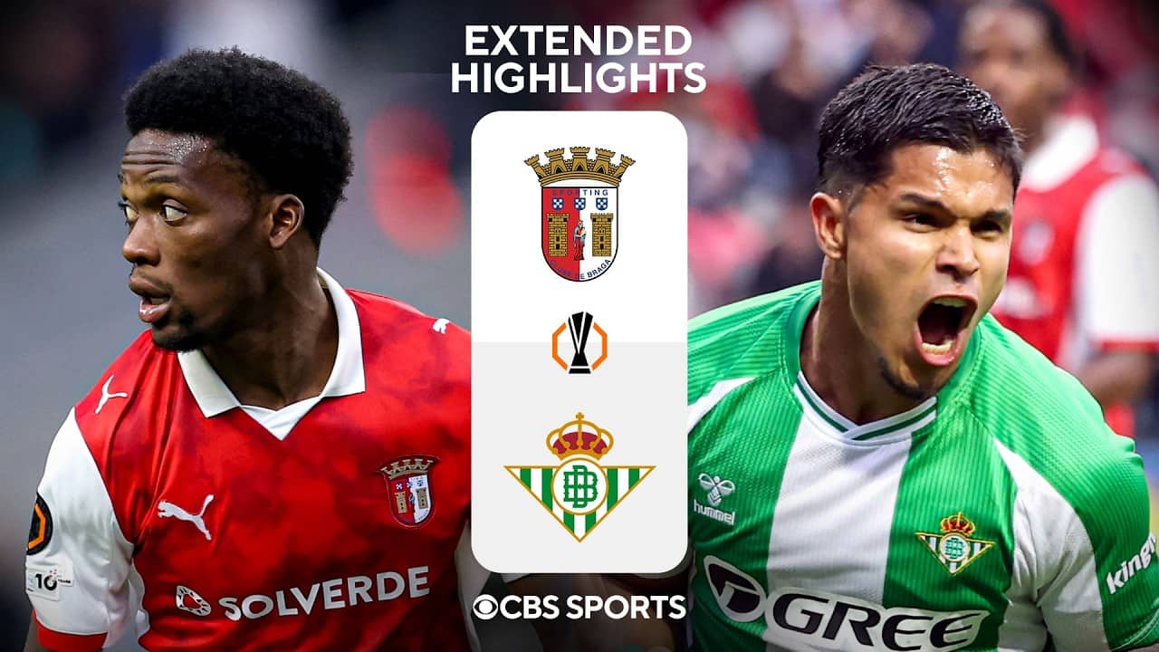 Braga vs. Real Betis: Extended Highlights | UEL Quarter-Final - Leg 1 | CBS Sports Golazo