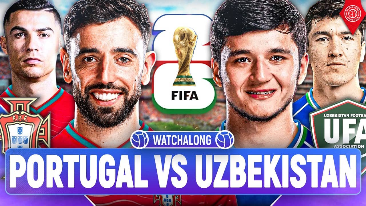Portugal 5-0 Uzbekistan | LIVE World Cup 2026 WatchAlong