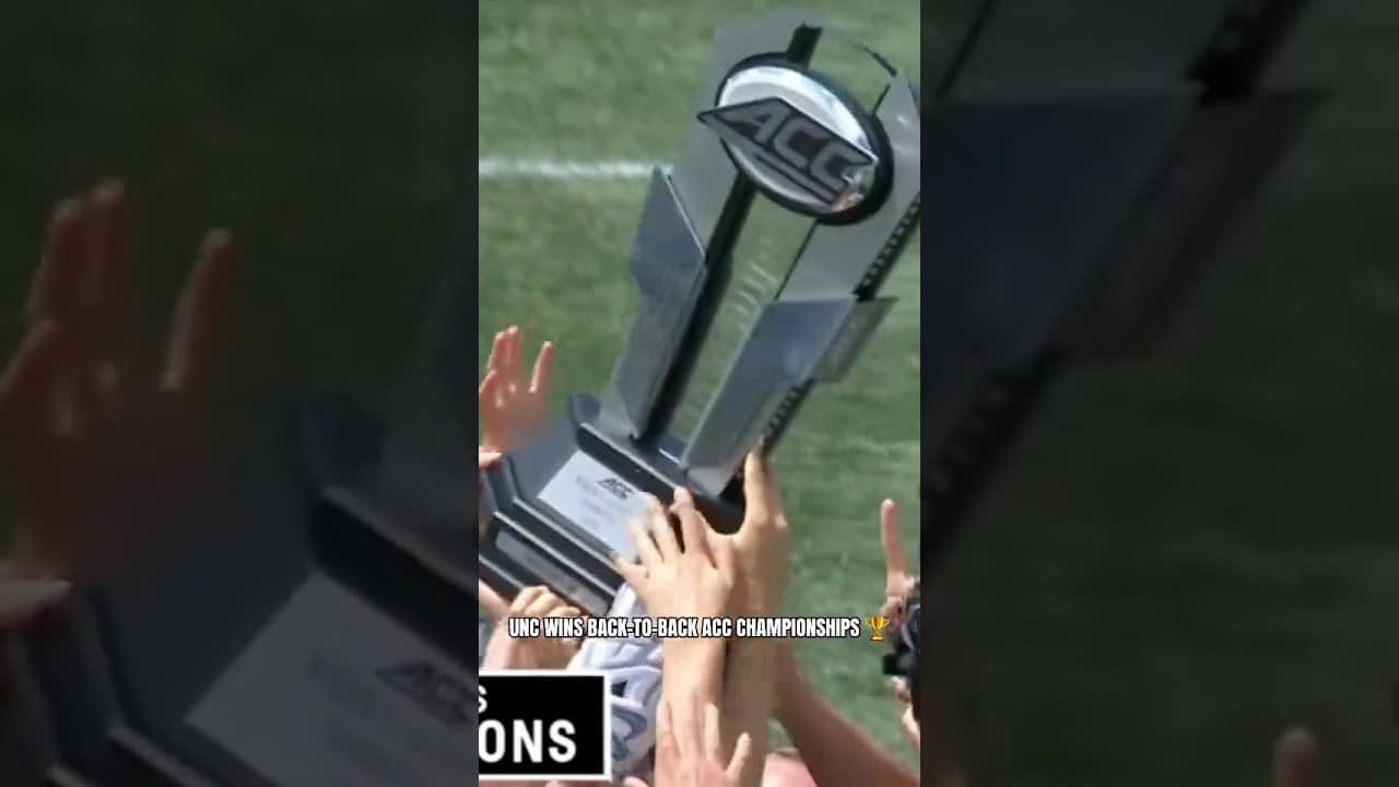 UNC WINS THE ACC WOMEN’S LACROSSE TOURNAMENT TO GO BACK-TO-BACK 🏆 #unctarheels #lacrosse #sports