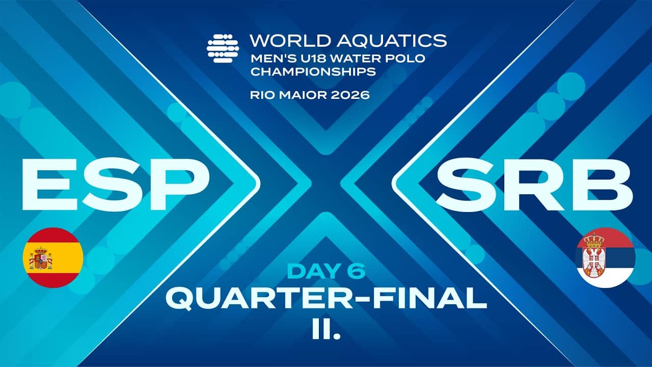 ESP vs SRB | Quarter-Final 2 | Day 6 | World Aquatics Men's U18 Water Polo Championships 2026