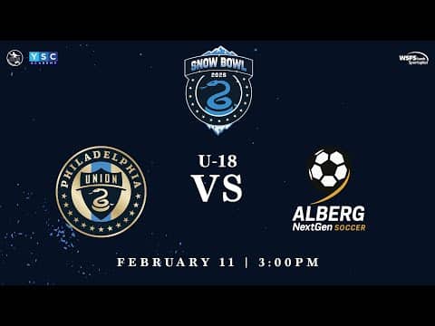 Snow Bowl 2026 | U18 Philadelphia Union vs. Alberg NextGen