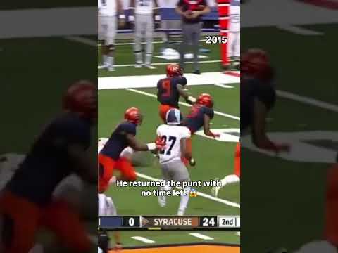 No one could catch him 🔥 #syracuse #accfootball #collegefootball